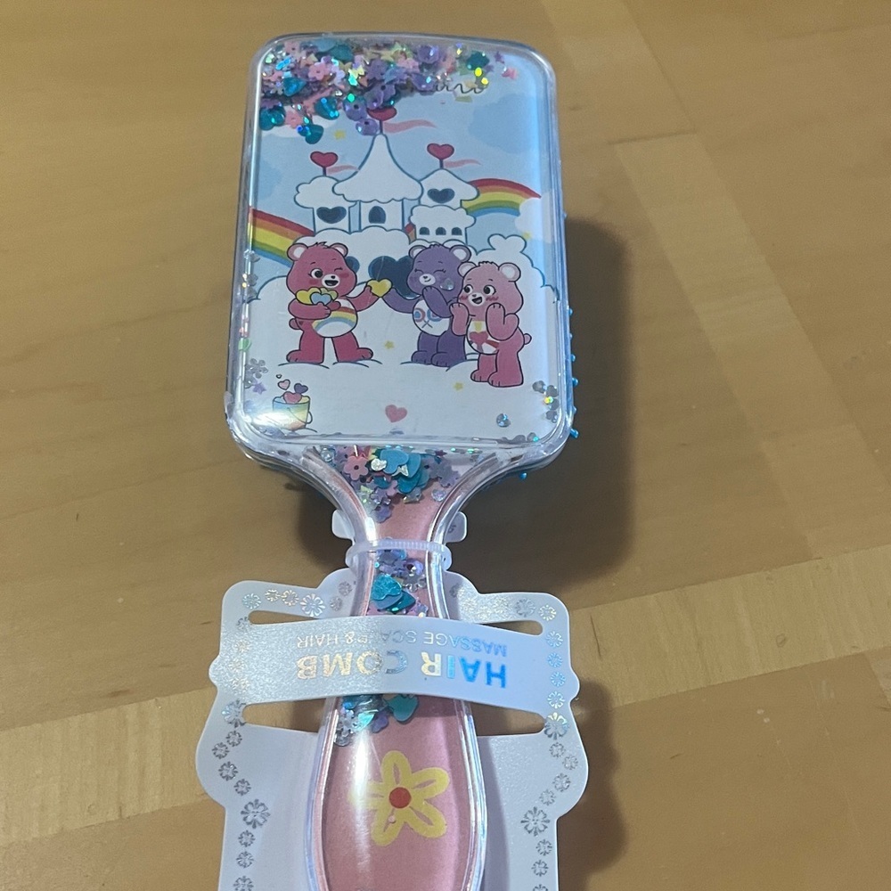 Cute Cartoon Hair Brush with Glitter